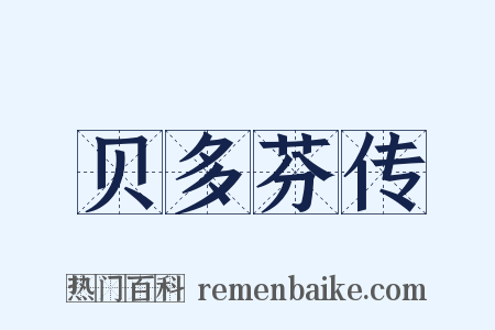 贝多芬传是什么意思的图片